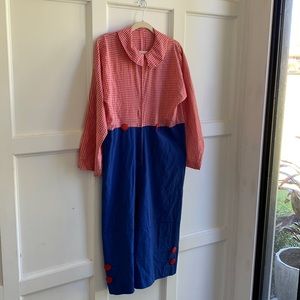 Vintage Homemade Raggedy Andy Adult Costume